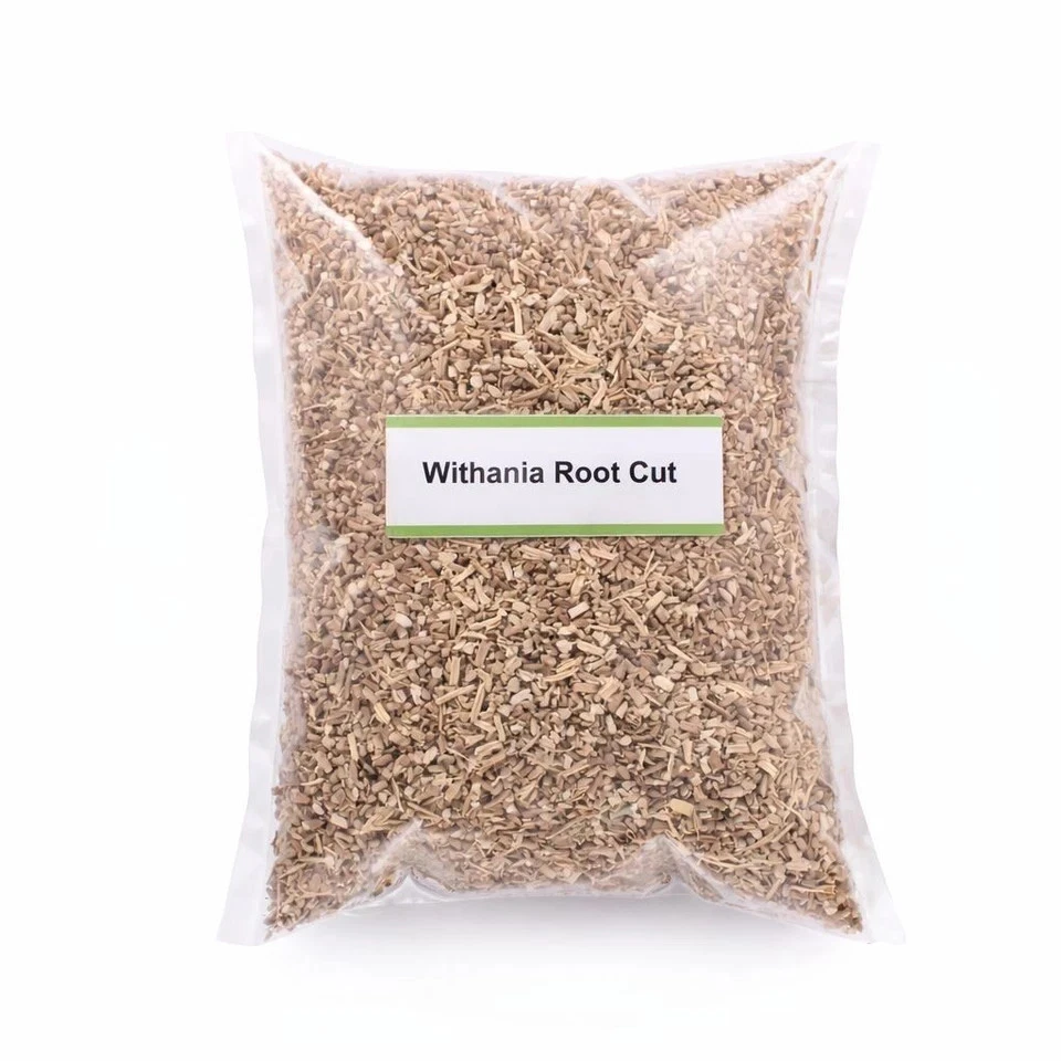 withania (ashwagandha) root cut withania somnifera
