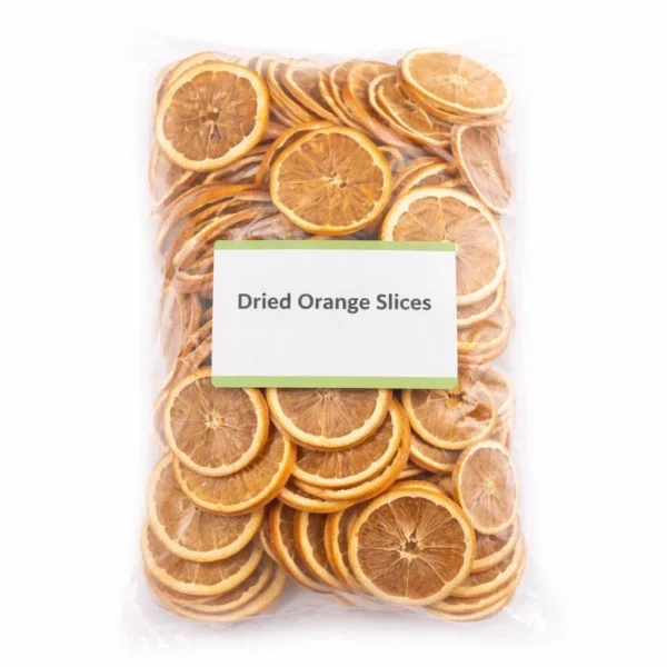 orange slices (citrus sinensis ) dried edible food grade, premium quality