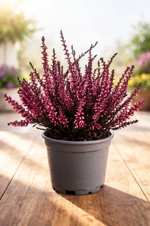 live pink heather calluna vulgaris–ready to pot hardy autumn,winter colour