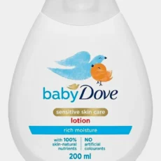 Dove Baby Sensitive Skin Care Rich Moisture Lotion 200ml